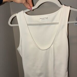 Good American Classic White Tank